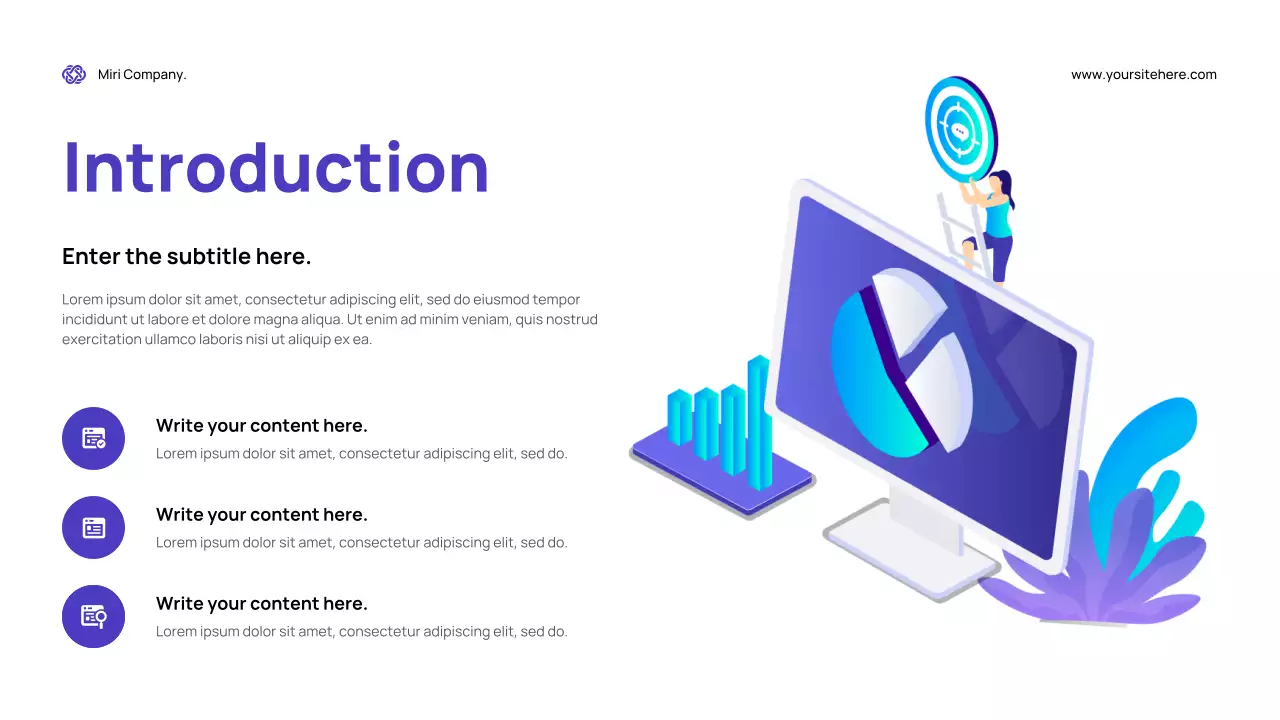 Purple Modern Company Introduction Presentation