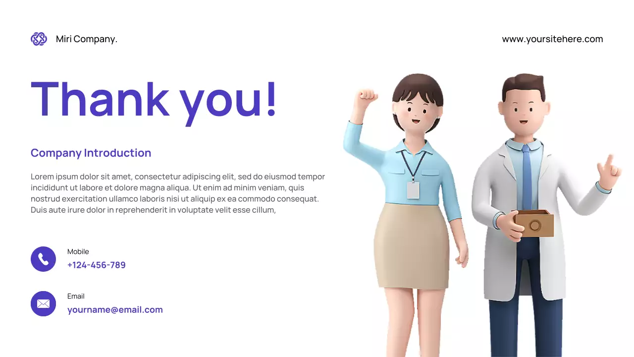 Purple Modern Company Introduction Presentation