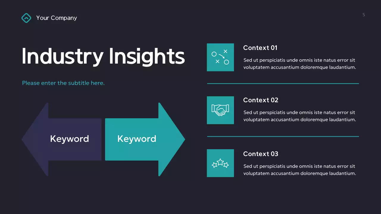 Teal Geometric Business Consulting Presentation