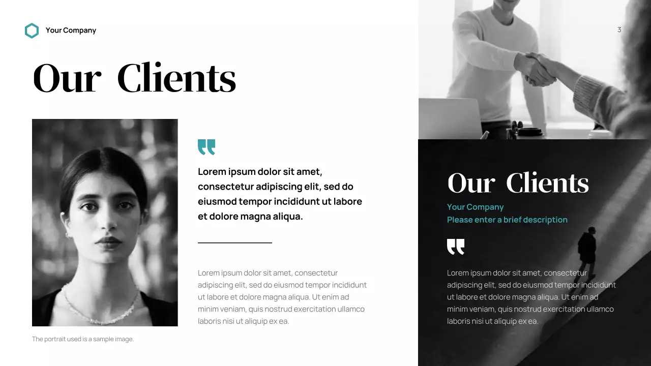 Black Modern Business Consulting Presentation