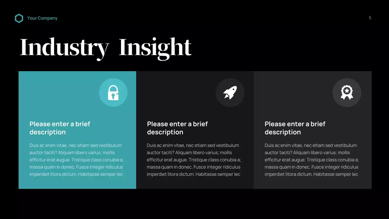 Black Modern Business Consulting Presentation