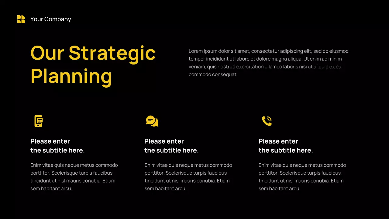 Yellow Modern Business Consulting Presentation