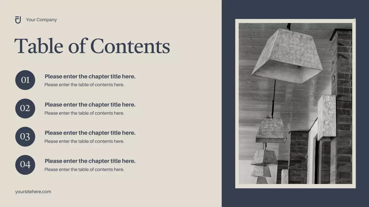 Navy Modern IT Solution Presentation