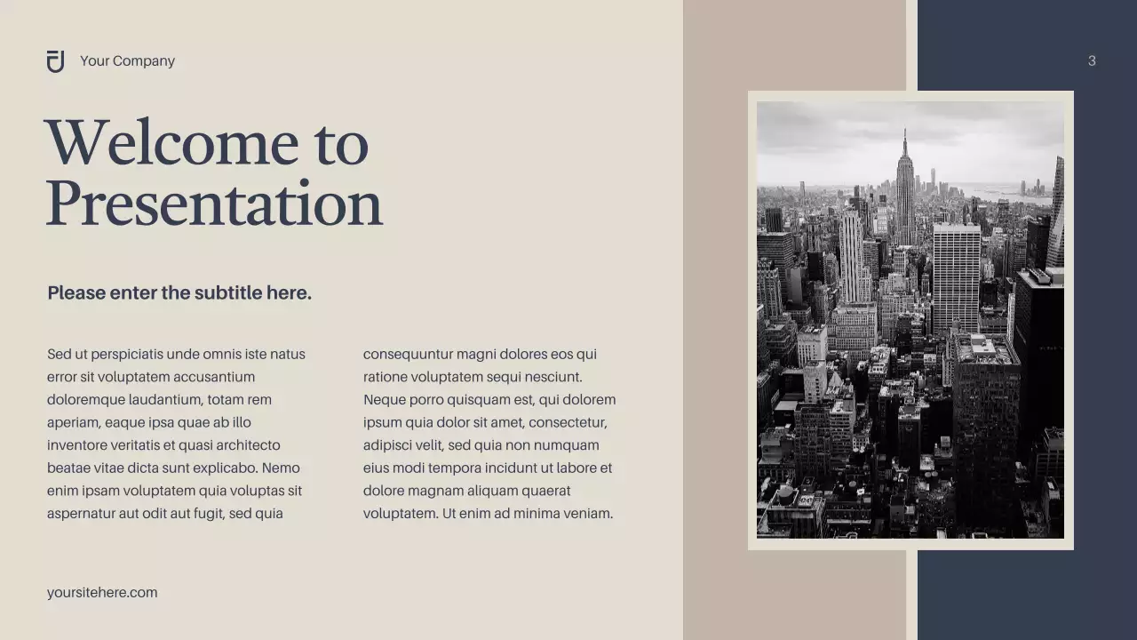 Navy Modern IT Solution Presentation