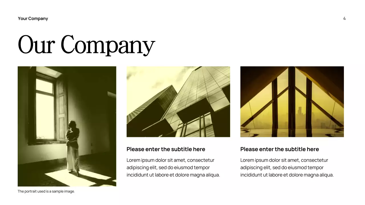 Bài thuyết trình tư vấn pháp lý hiện đại màu vàng