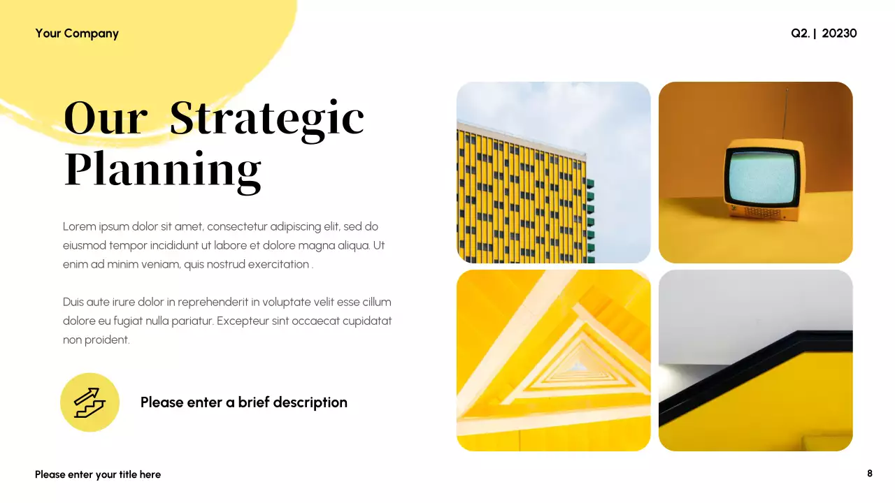 Yellow Abstract Business Presentation
