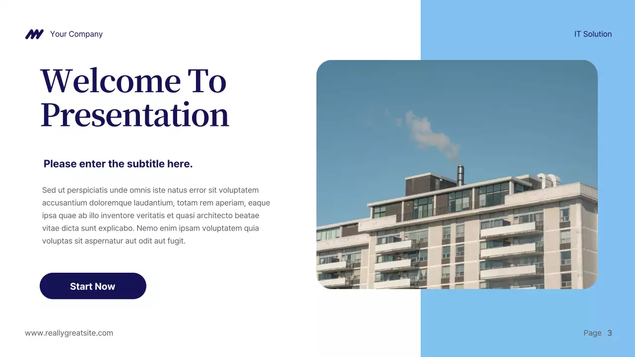 Apresentação da solução Blue Modern IT