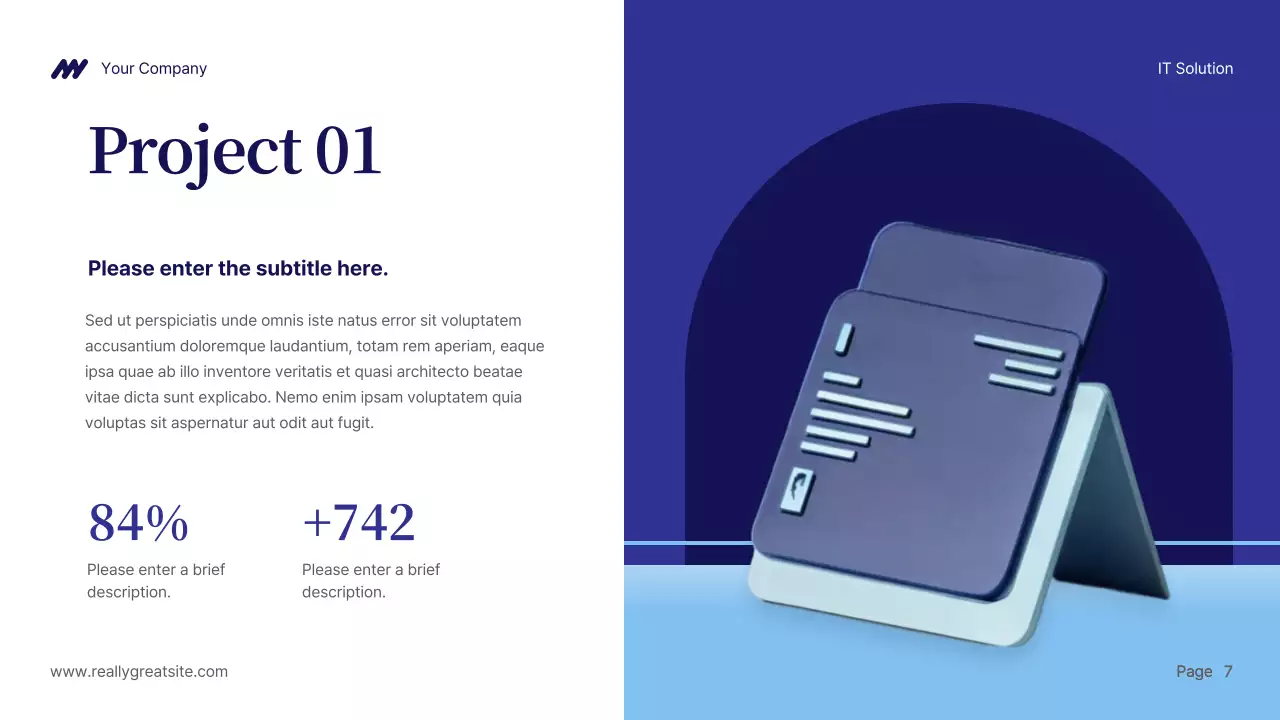 Apresentação da solução Blue Modern IT