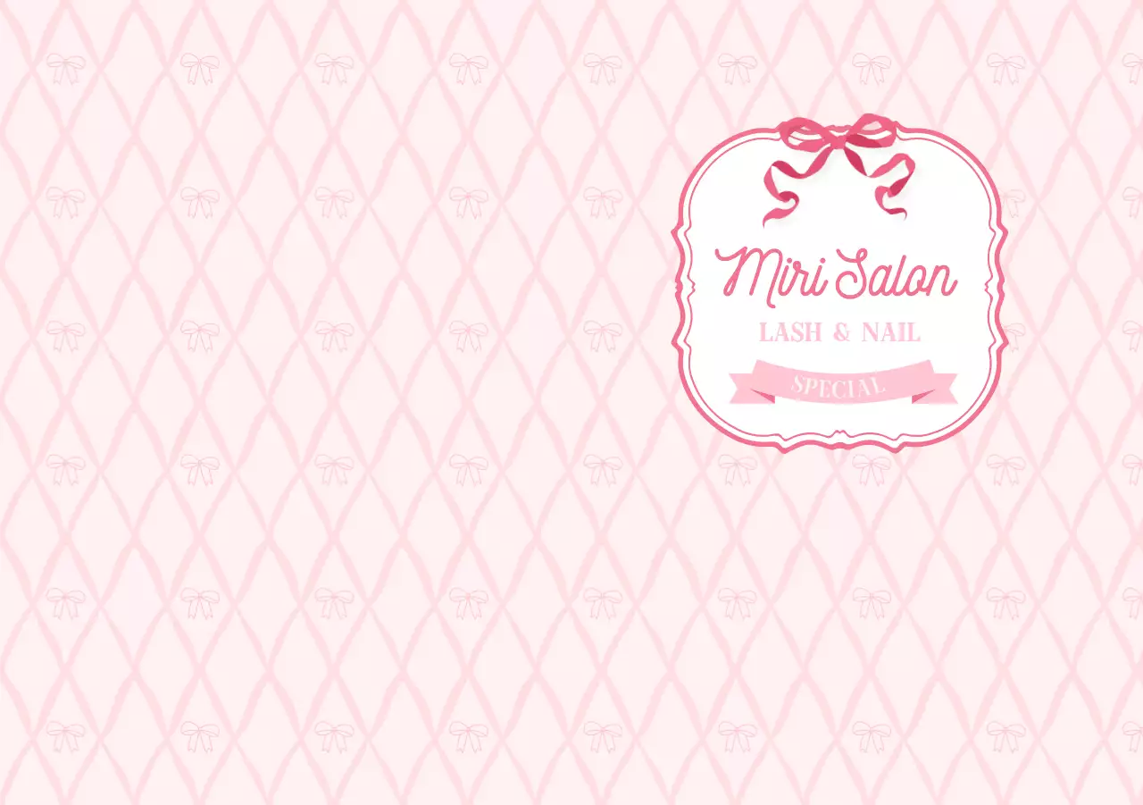 ピンク フェミニン ロゴ