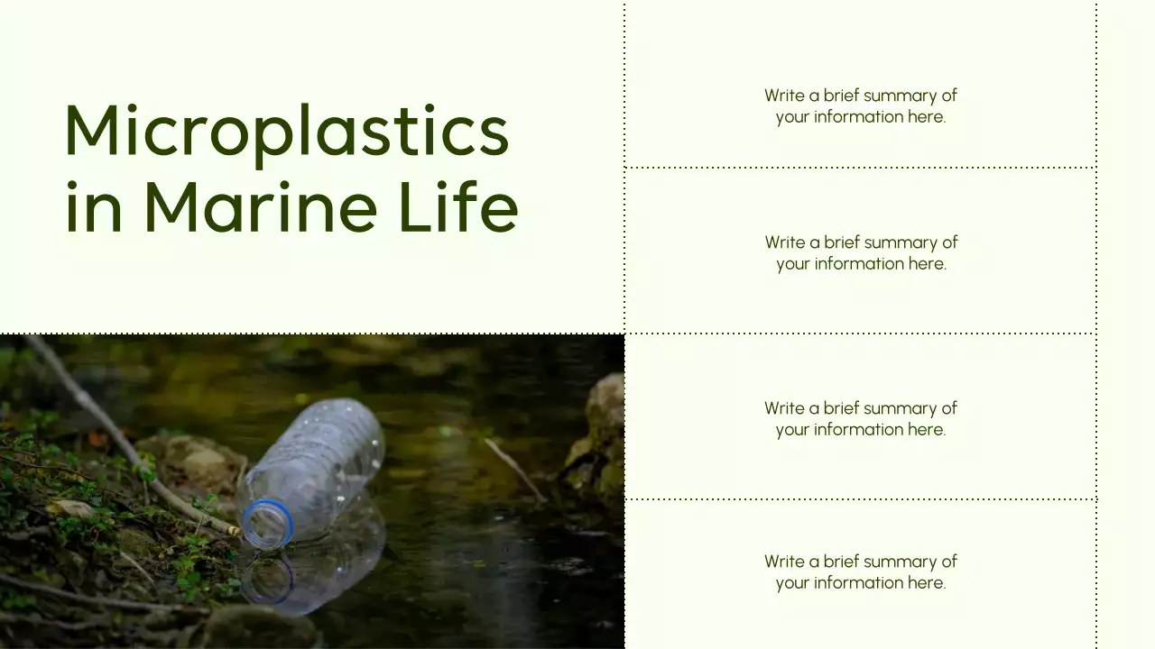 Green Minimal Waste Management Sustainability Presentation