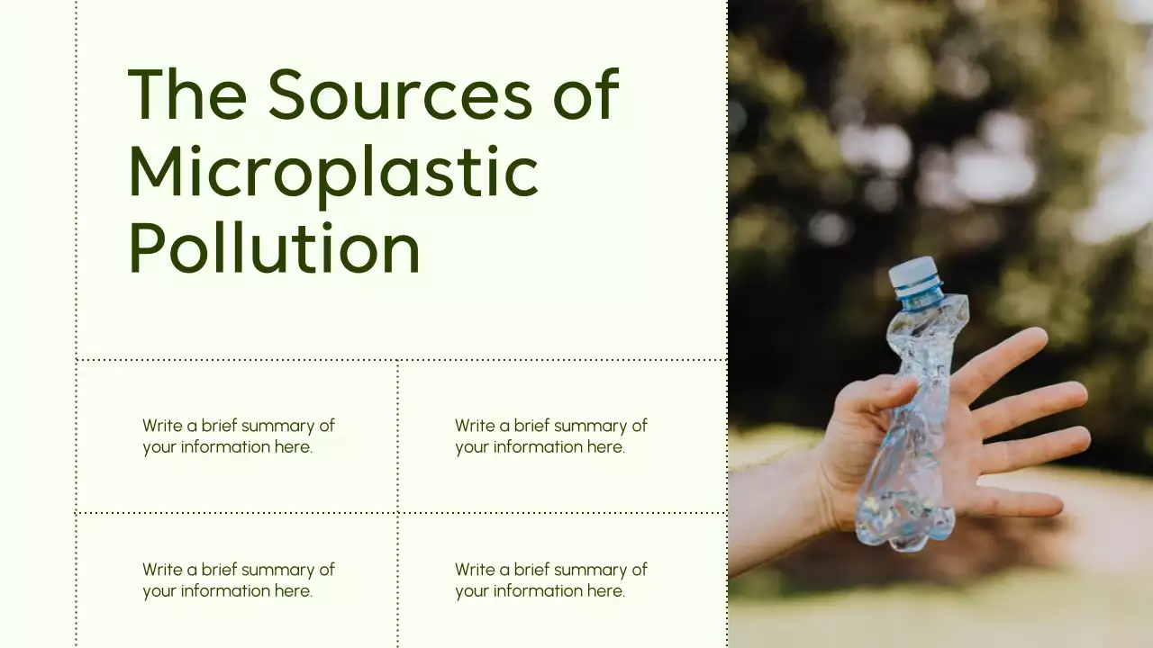 Green Minimal Waste Management Sustainability Presentation