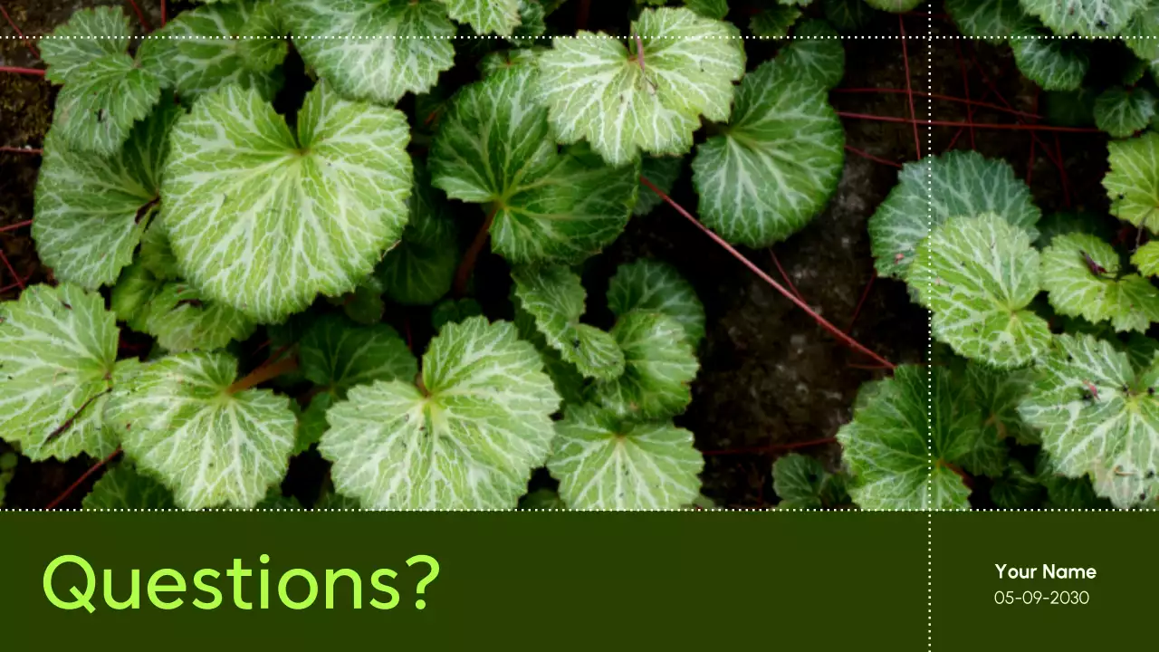 Green Minimal Waste Management Sustainability Presentation