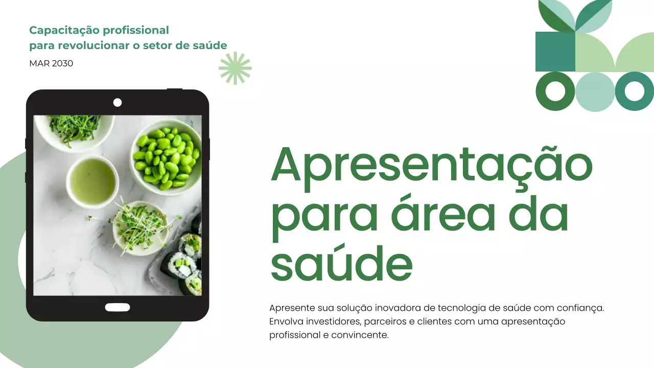 promoção de cuidados de saúde ecológicos e modernos