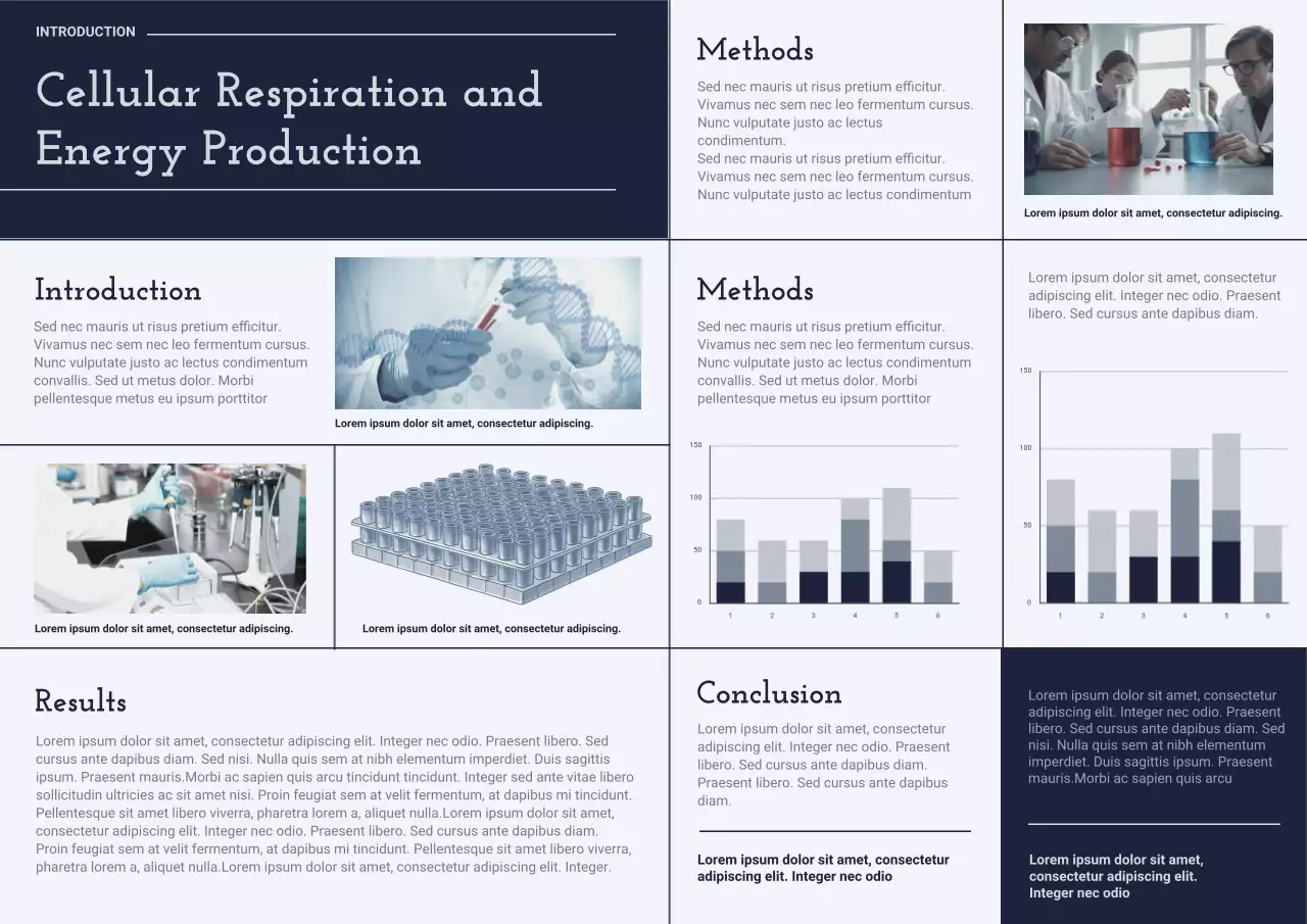 Navy Professional Science Report Poster