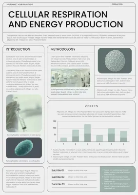 Green Modern Science Report Poster