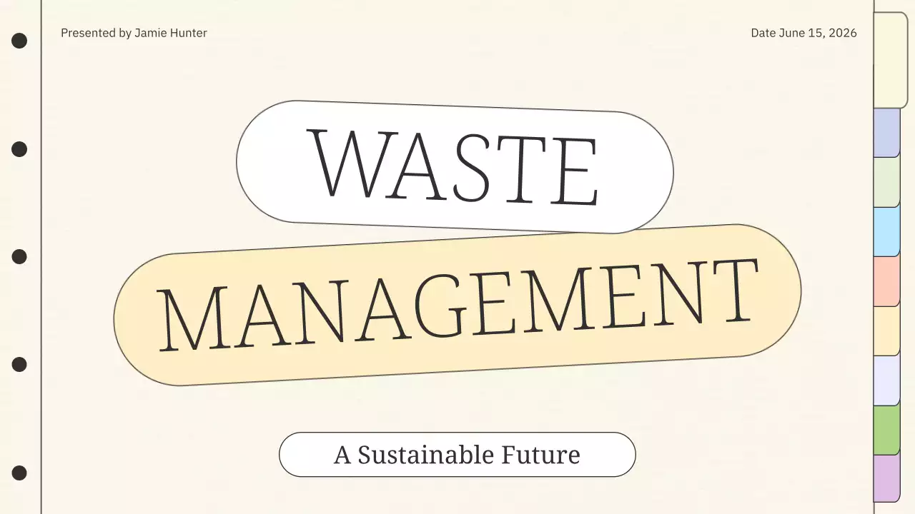 Beige Minimal Sustainability Lecture Presentation