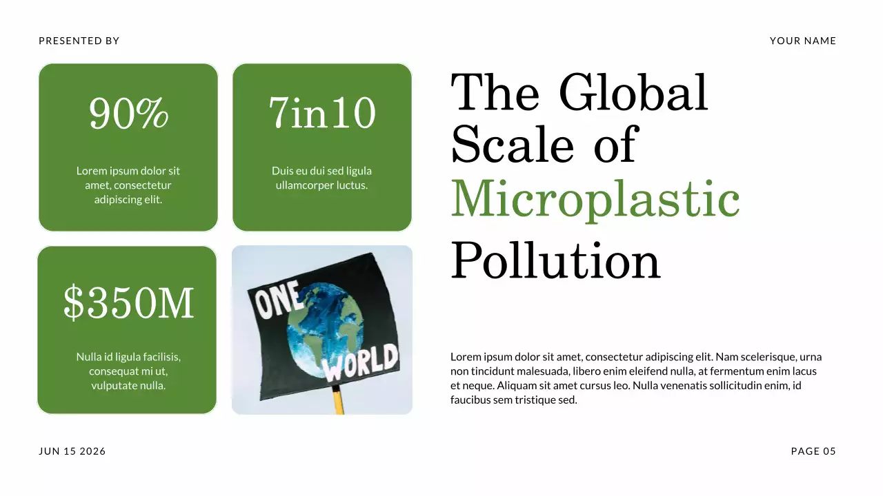 Green Waste Management Sustainability Presentation