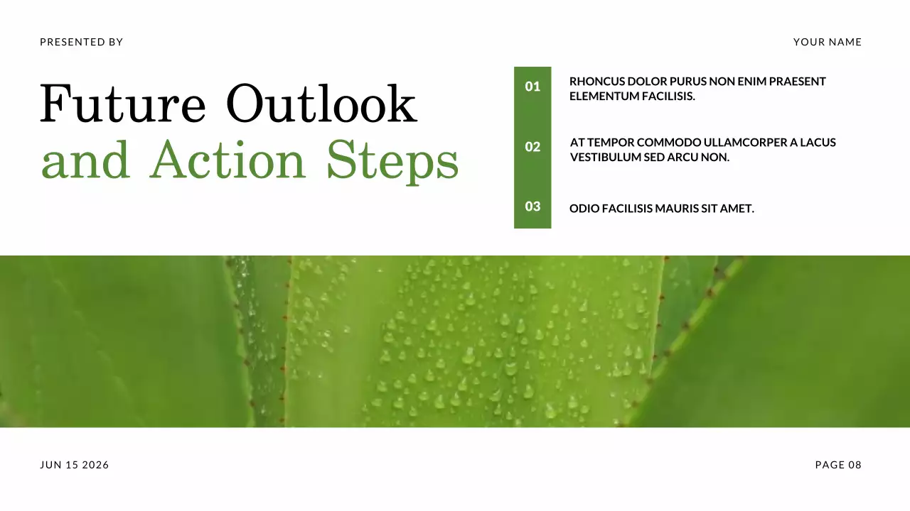 Green Waste Management Sustainability Presentation