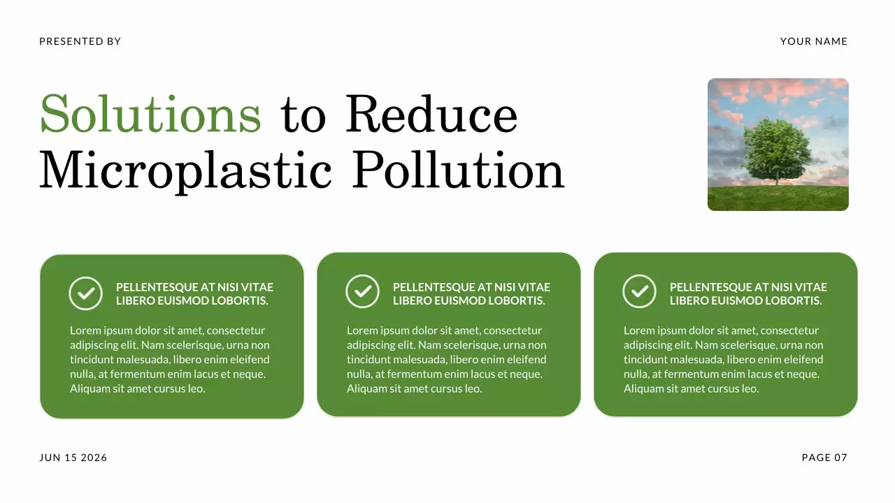 Green Waste Management Sustainability Presentation