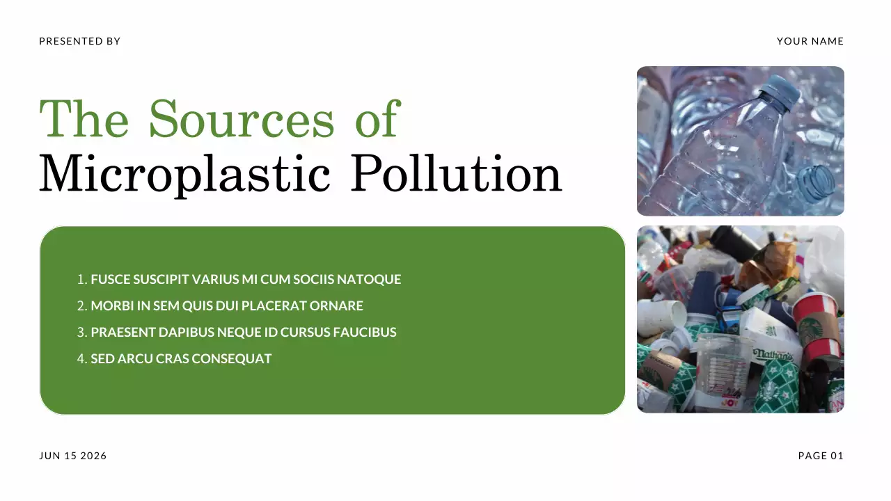 Green Waste Management Sustainability Presentation