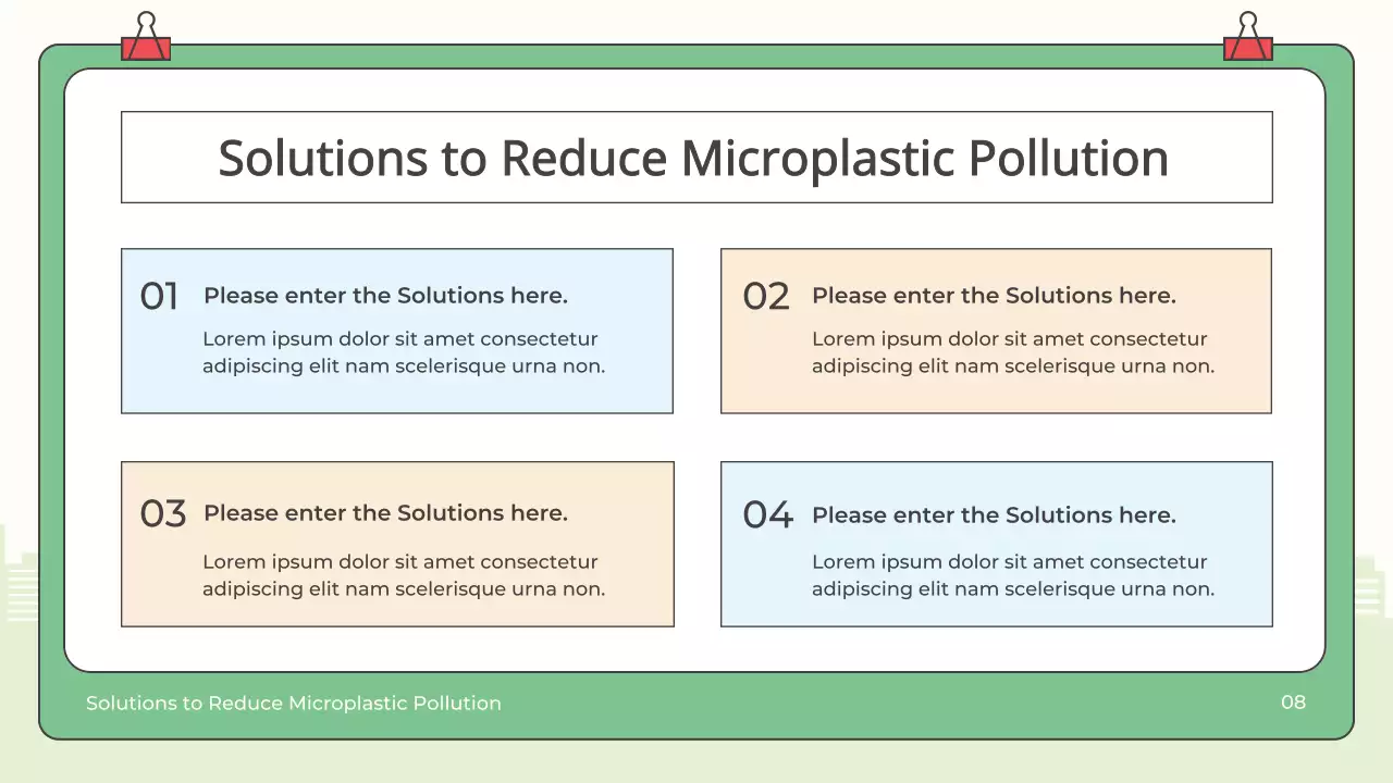 Green Minimal Waste Guide Presentation