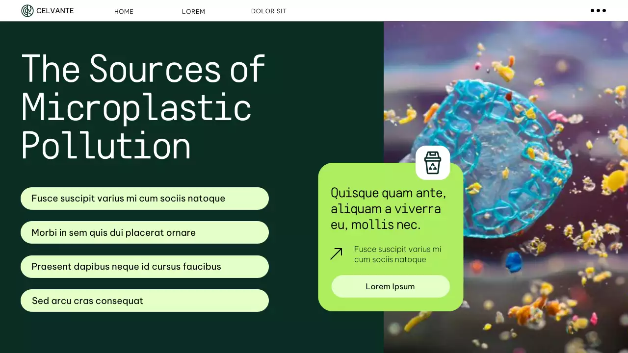 Green Modern Waste Management Presentation