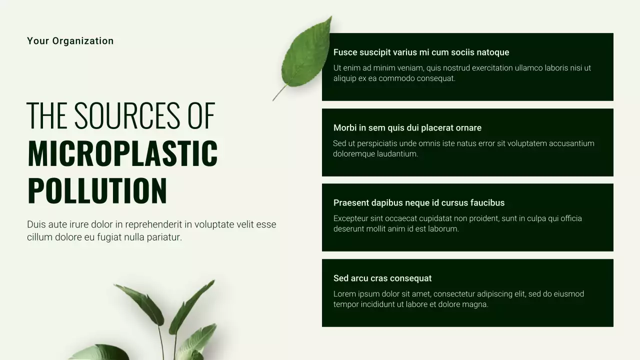 Green and White Modern Sustainability Earth Day Presentation