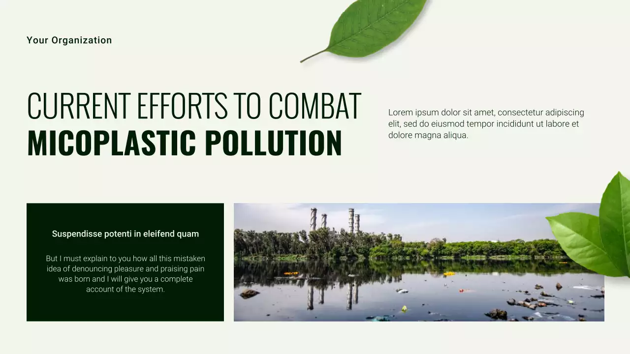 Green and White Modern Sustainability Earth Day Presentation