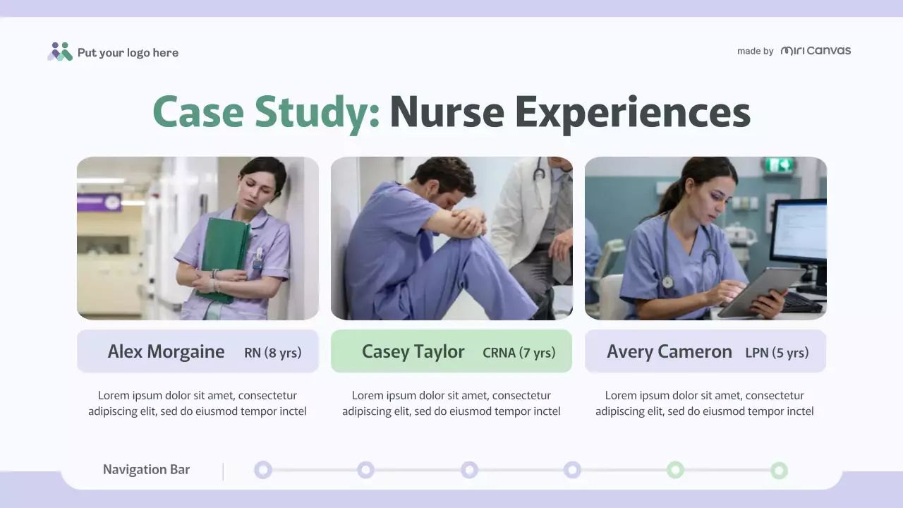 Purple Green Clean Nursing Guide Presentation