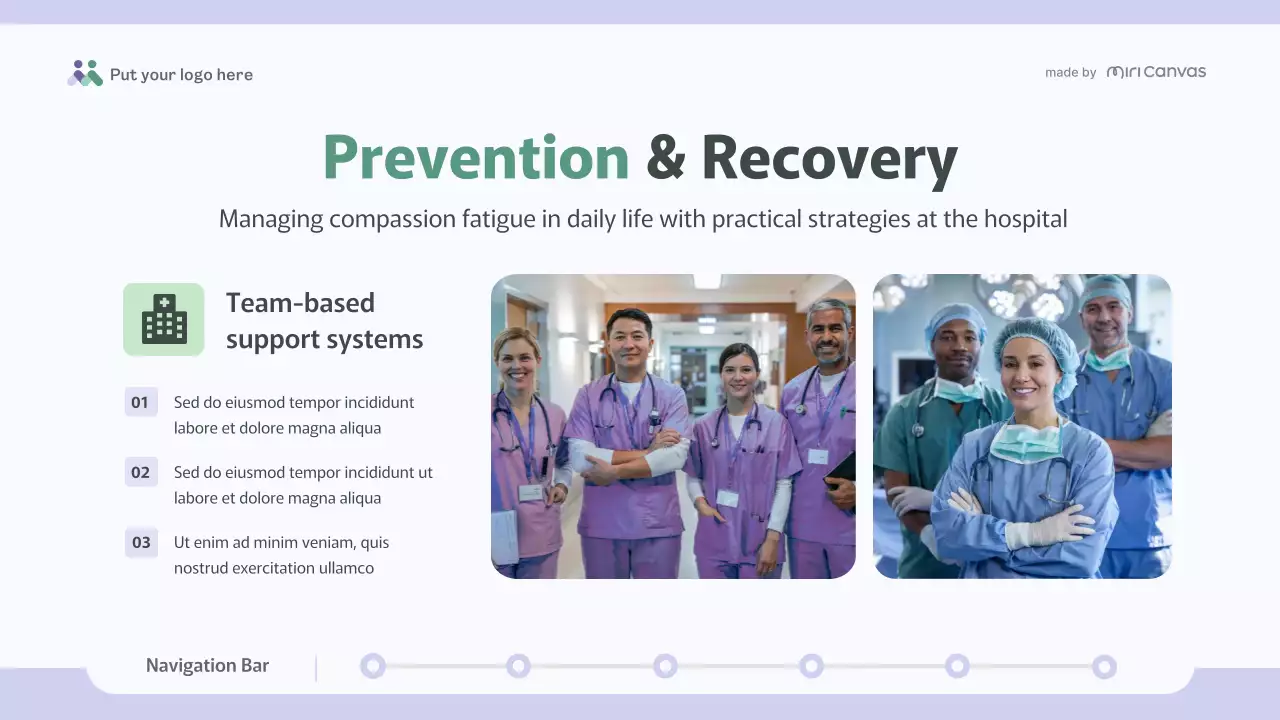 Purple Green Clean Nursing Guide Presentation