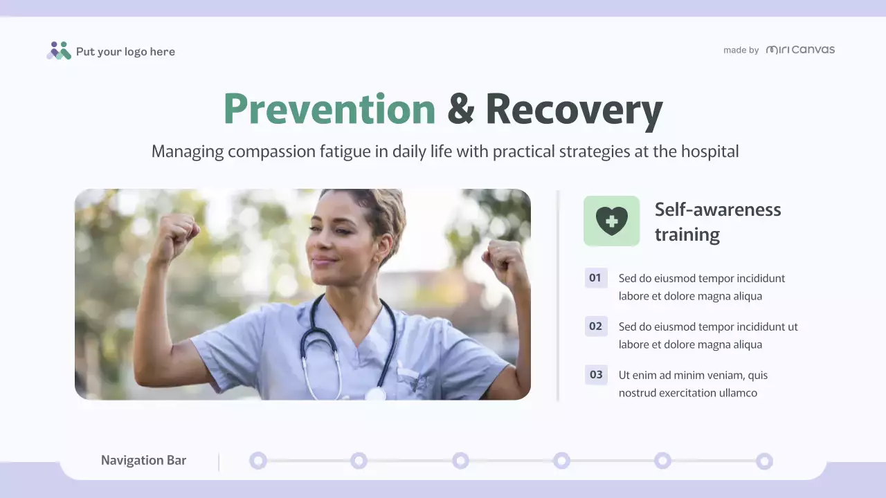 Purple Green Clean Nursing Guide Presentation