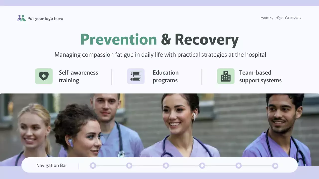 Purple Green Clean Nursing Guide Presentation