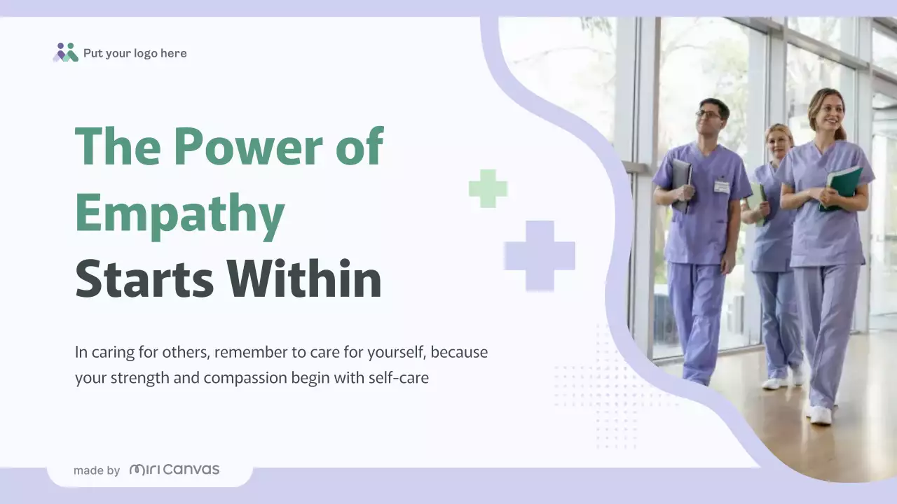 Purple Green Clean Nursing Guide Presentation