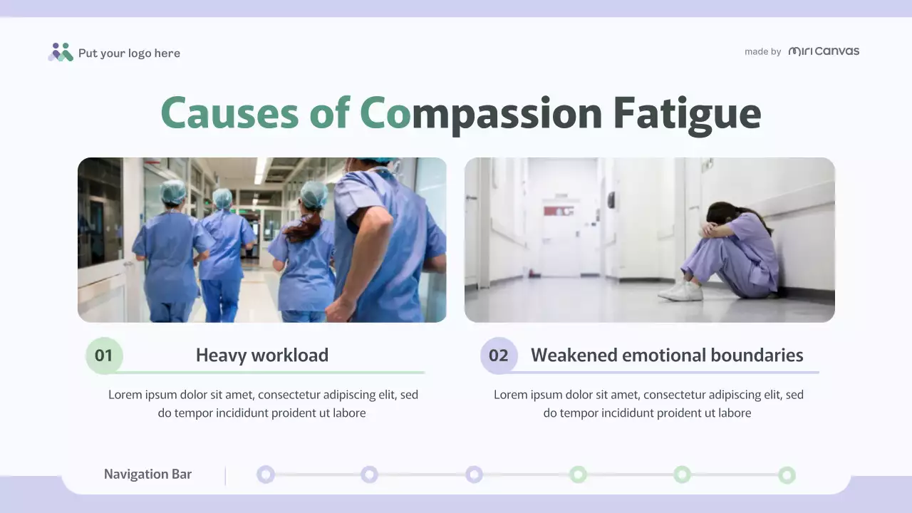 Purple Green Clean Nursing Guide Presentation