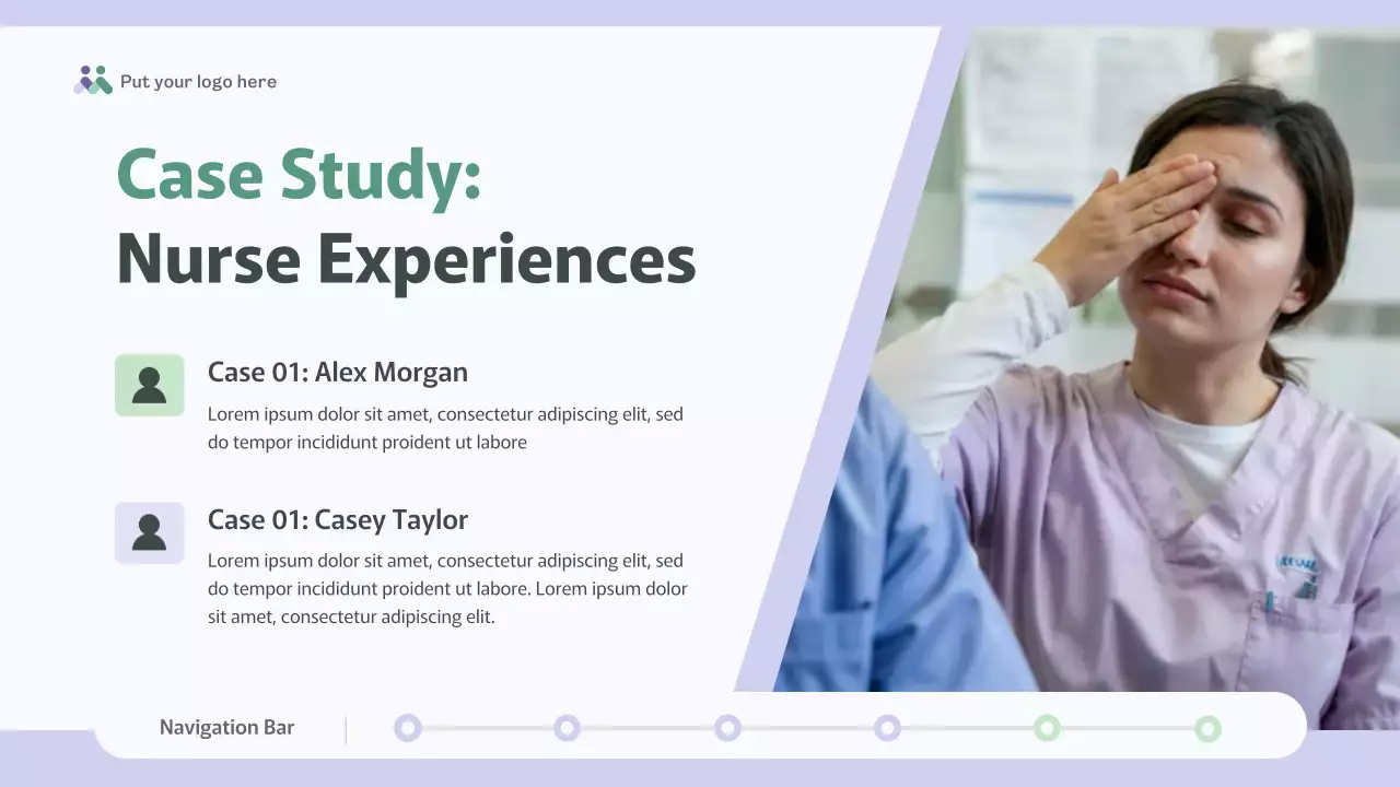 Purple Green Clean Nursing Guide Presentation