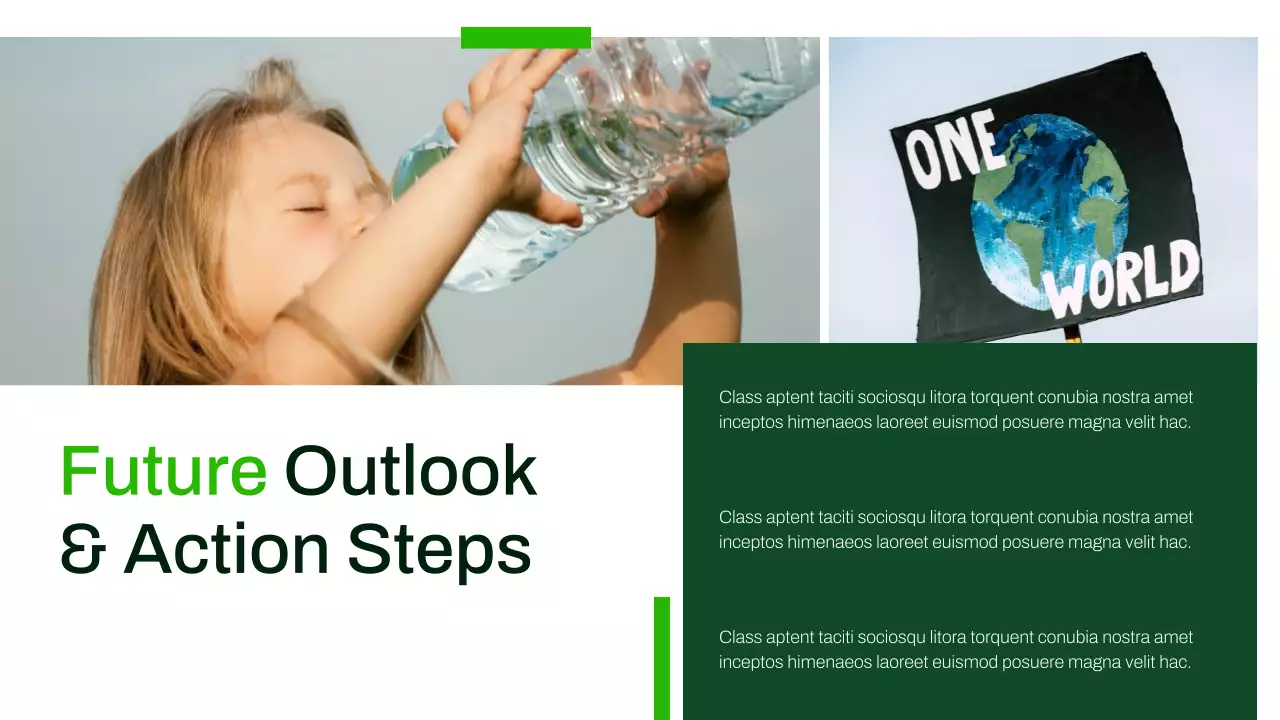 Green Modern Geometric Waste Management Presentation