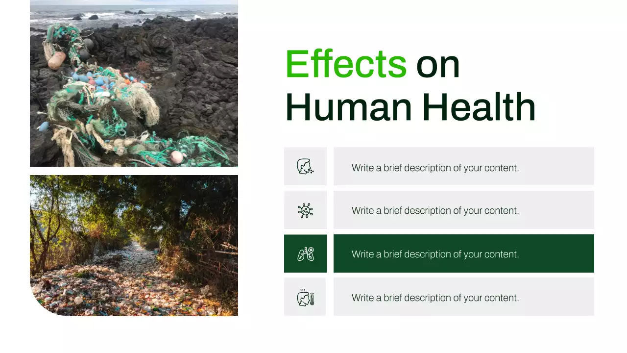 Green Modern Geometric Waste Management Presentation