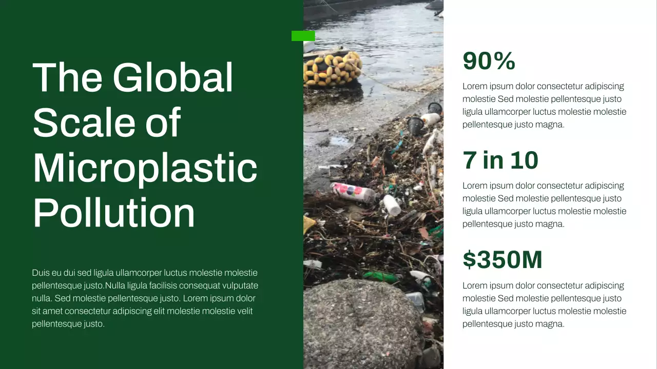 Green Modern Geometric Waste Management Presentation