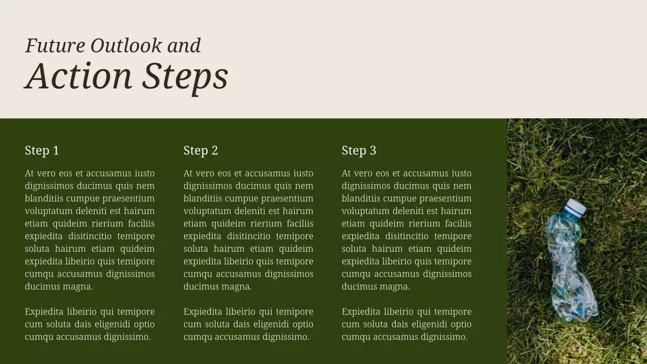 Minimal Trendy and Elegant Waste Management Presentation