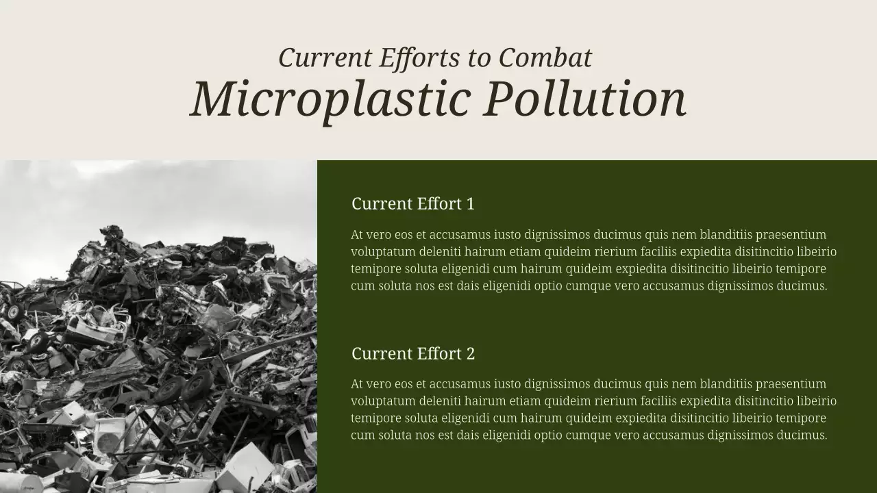 Minimal Trendy and Elegant Waste Management Presentation