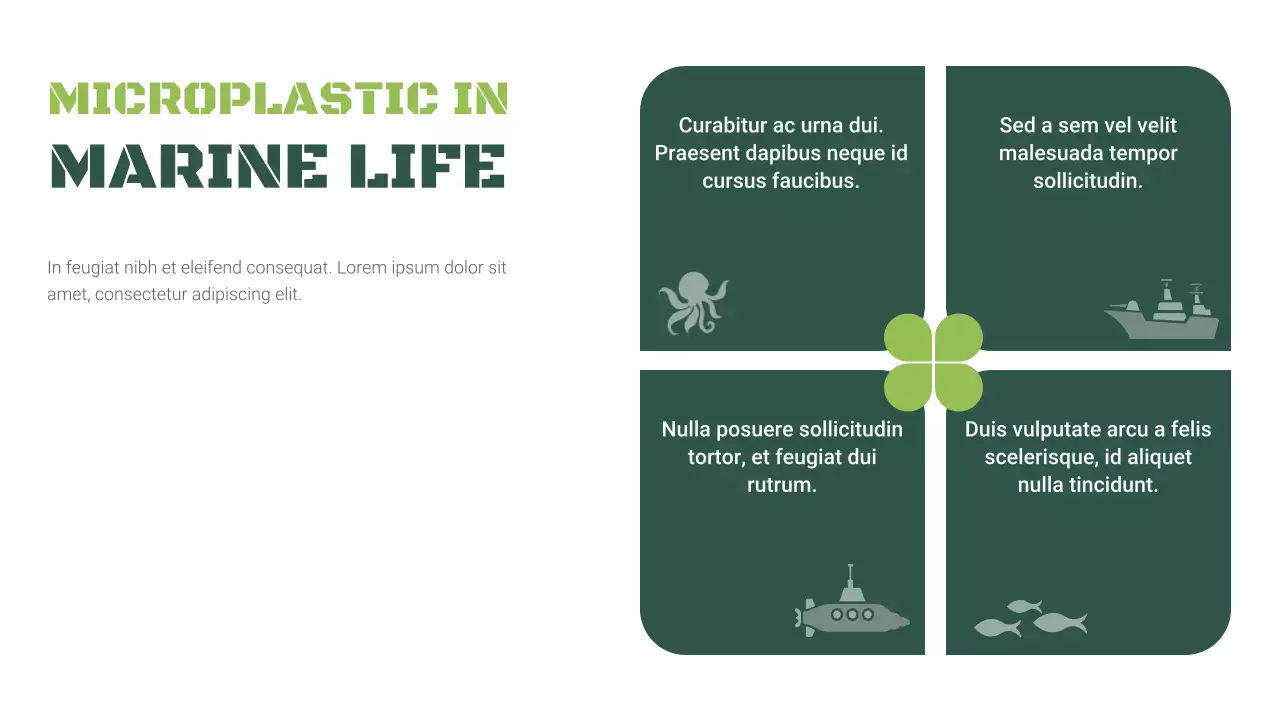 Green Modern Sustainability Waste Management Presentation