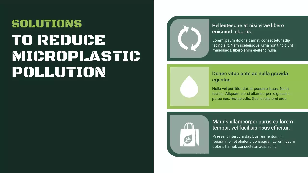 Green Modern Sustainability Waste Management Presentation