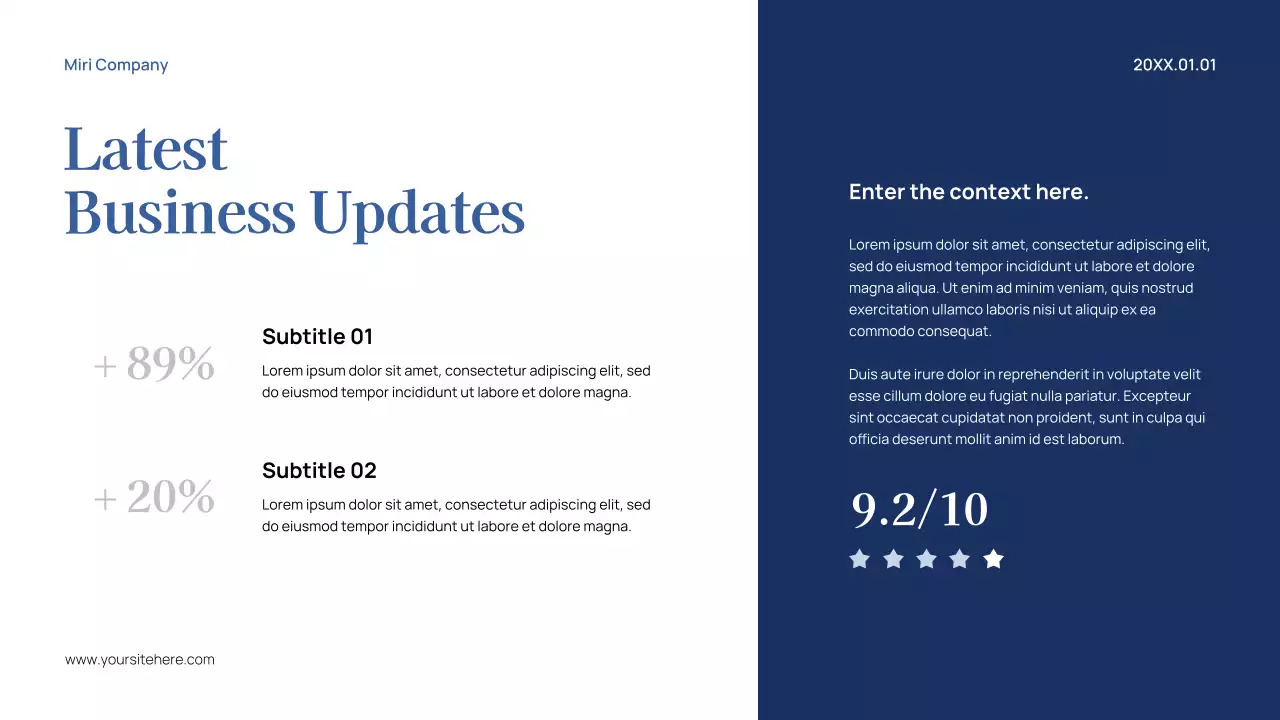 Blue Modern Budget Planner Presentation