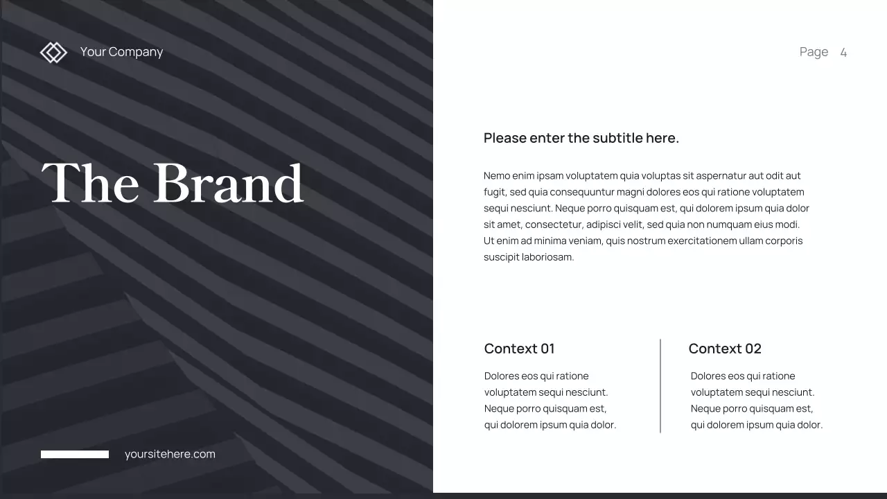 Black Minimal Content Marketing Strategy Presentation