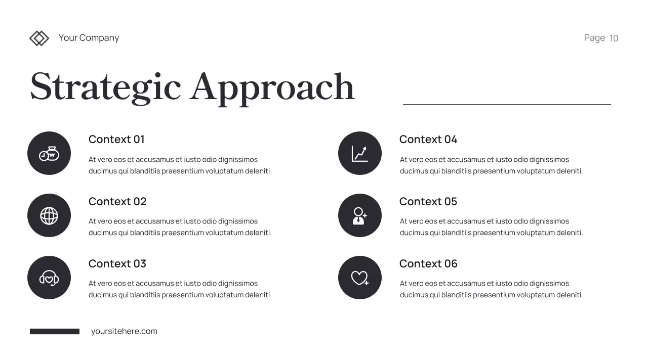 Black Minimal Content Marketing Strategy Presentation