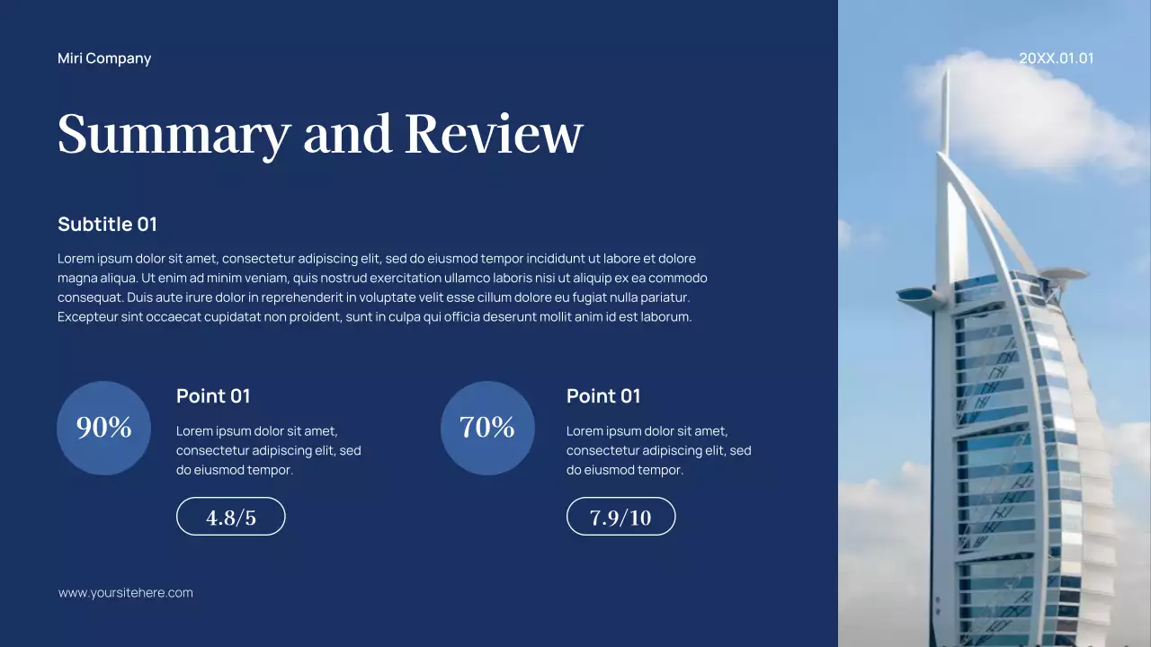 Blue Modern Budget Planner Presentation