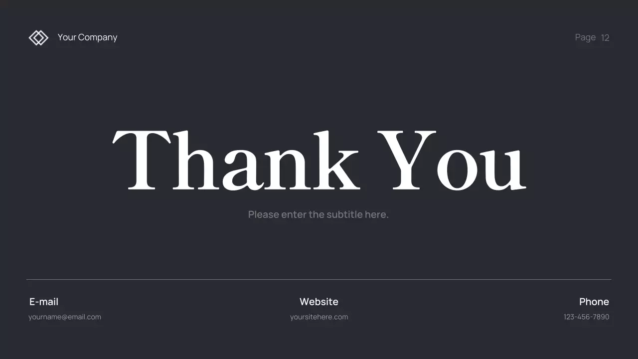 Black Minimal Content Marketing Strategy Presentation