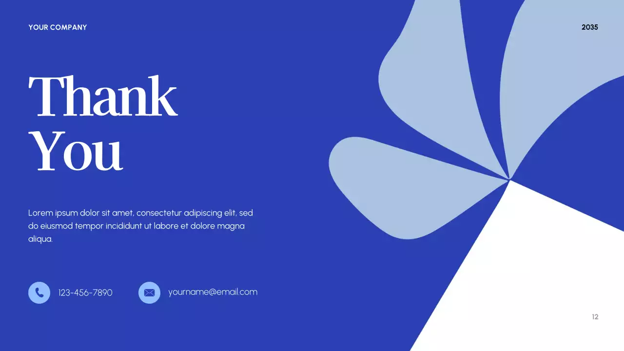 Blue Modern Budget Planner Presentation