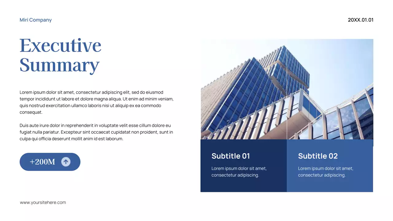 Blue Modern Budget Planner Presentation