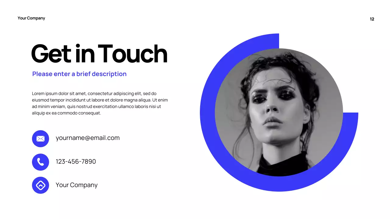 Blue Vibrant Digital Marketing Pitch Presentation